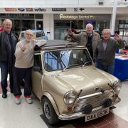 Chris King, Kenny O'Hare, Mick Hollis and Derek Young, who all worked at the Cowley Mini plant
