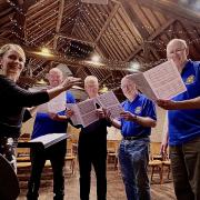 An Oxford Welsh Male Voice Choir rehearsal