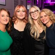 (L-R)  Top stylist Danni, salon owner and top stylist Rebecca Anderson, top stylist Georgia, and stylist Katie at the Salon Awards as a finalist in the Best Salon category
