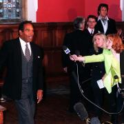 OJ Simpson at Oxford Union fresh after being acquitted of murder
