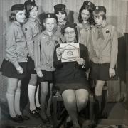 Three cheers for the cheerful Thrush Patrol from Kidlington Girl Guides in 1970