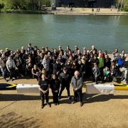 Linacre College rowers have named a boat after River Action