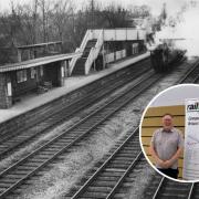 Andy Holding is hoping to reopen the former railway station.