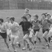 Cross country runners from Magdalen College School in Oxford