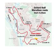 New route for Oxford half marathon