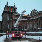 Fire at Blenheim Palace in 2010