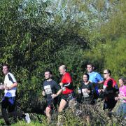Half Marathon runners on the tow path near Donnington Bridge last year