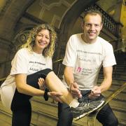Claire Thompson and councillor Mark Lygo are running for the Dance for Parkinson’s Charity