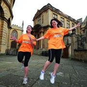 HOPES: Organisers Toya Champ, left, and Claire Methven launch this year’s Town and Gown race