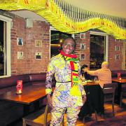Pauline Anaman watched the match in Wadham College's bar
