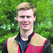 Matt French won silver for England in double-trap shooting