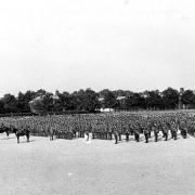ON PARADE: The 2nd Battalion at Aldershot 1914