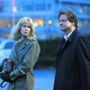 Predicament: Nicole Kidman as Christine Lucas with Colin Firth, who plays her husband Ben