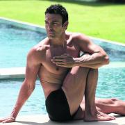 Skip Archimedes, twice  British Gymnastics Champion, practises yoga at his Bali retreat
