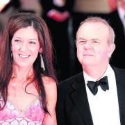 Victoria Hislop with her husband Ian