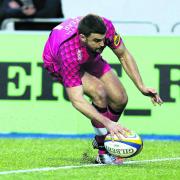 Elliot Kear touches down for London Welsh's only try