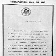 The letter from the king