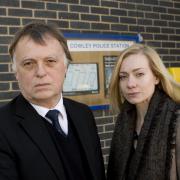 Oxford East MP Andrew Smith and Oxford West and Abingdon MP Nicola Blackwood outside the Kingfisher Unit at Cowley police station