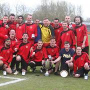 Barton United with the Oxfordshire Sam Waters Sunday Cup