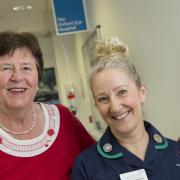 First point of contact: Theresa Bentley, left, who has nominated research nurse manager, Alexina Fantato