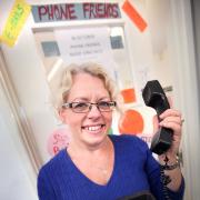 Pick up the phone and become a volunteer: Paula Donaldson, co-ordinator of  Age UK Oxfordshire’s Phone Friends service