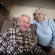 Partnership: Joan Clifford, 96, is the full-time carer for her husband Arthur, who suffers from dementia. She admits she feels lonely at their Ducklington home