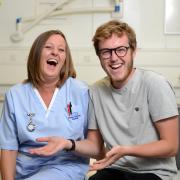 Caring touch: Nursing assistant Tracey Roberts was nominated for an award by Fraser Proudfoot