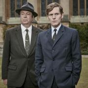 Roger Allam, who played DI Fred Thursday, and Shaun Evans, who played DC Endeavour Morse.