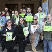 Green Party candidates at Oxford Town Hall