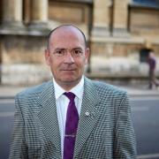 Dickie Bird, chairman of the Oxfordshire branch of UKIP, pictured in High Street, Oxford. Picture: Cliff Hide