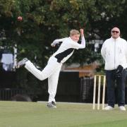 FINE DEBUT: Oxfordshire off-spinner Max Mannering bowled tidily in Wiltshire’s second innings