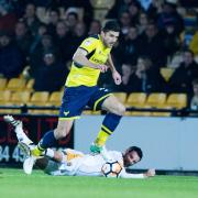 John Mousinho gets forward in the first half  Picture: James Williamson