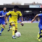 Isaac Buckley-Ricketts on the attack for Oxford United  Picture: David Fleming
