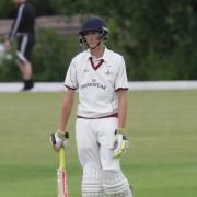 FIGHTING SPIRIT: Olly Clarke top-scored with 37 as Oxfordshire were all out for 135 in the second innings of their Western Division fixture at home to Cornwall