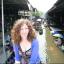 Laura Jones at the Damnoen Saduak floating market