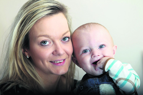 <b>Leah Cato</b> with seven-month-old Max who was born with Hirschsprung&#39;s disease <b>...</b> - 2137886