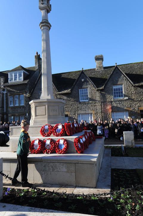 Remembrance: Silence and shunshine as the county comes together to honour the fallen service men 'who shall not grow old' 