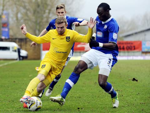 Pictures from misfiring Oxford's home 0 - 1 defeat to Chester.
