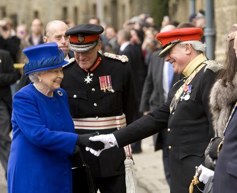 Images surrounding the vist of the Queen to distribute Maundy money at Christ Church Cathedral. 