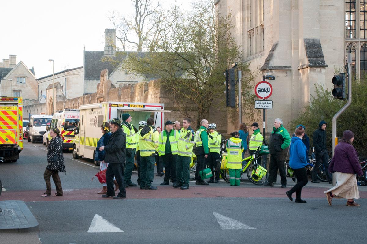 Pictures of the events taking place in Oxford on Mayday