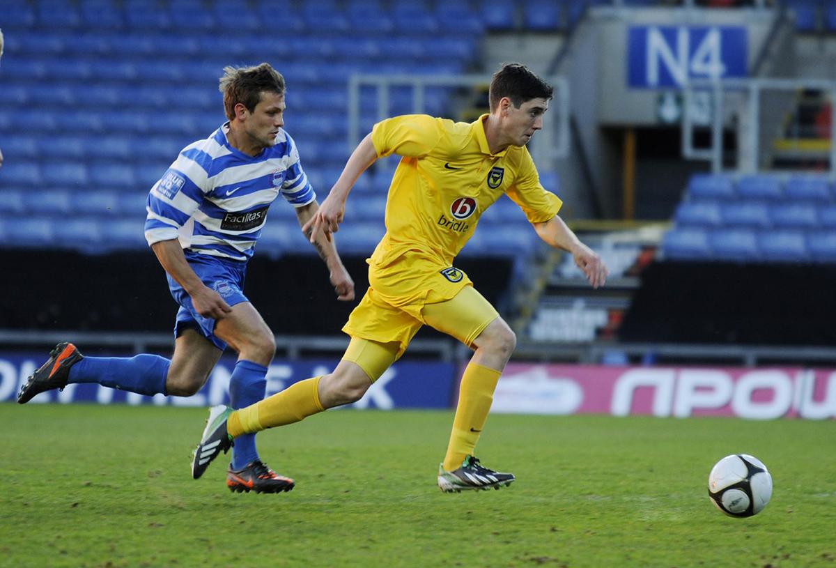 Images from the Oxfordshire Senior Cup Final, Between Oxford United and Oxford City, in which United beat City 4-2