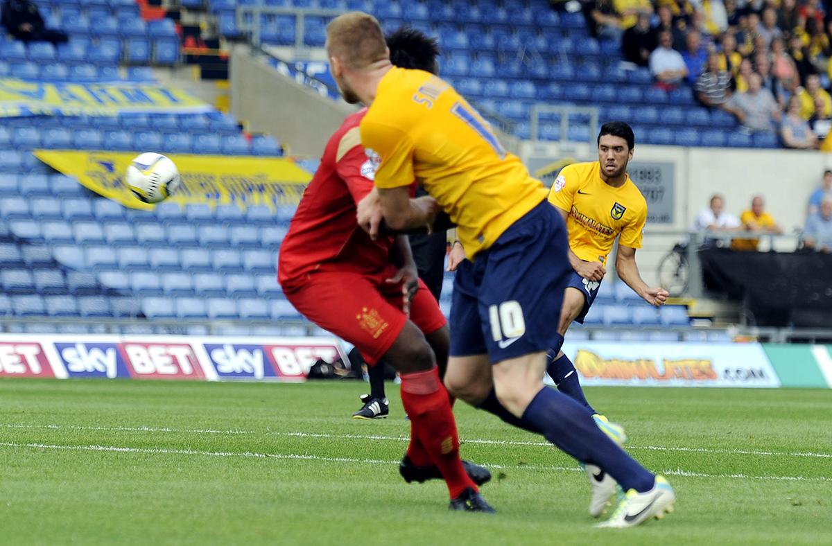 Pictures from Oxford's 2-1 victory over Bury.