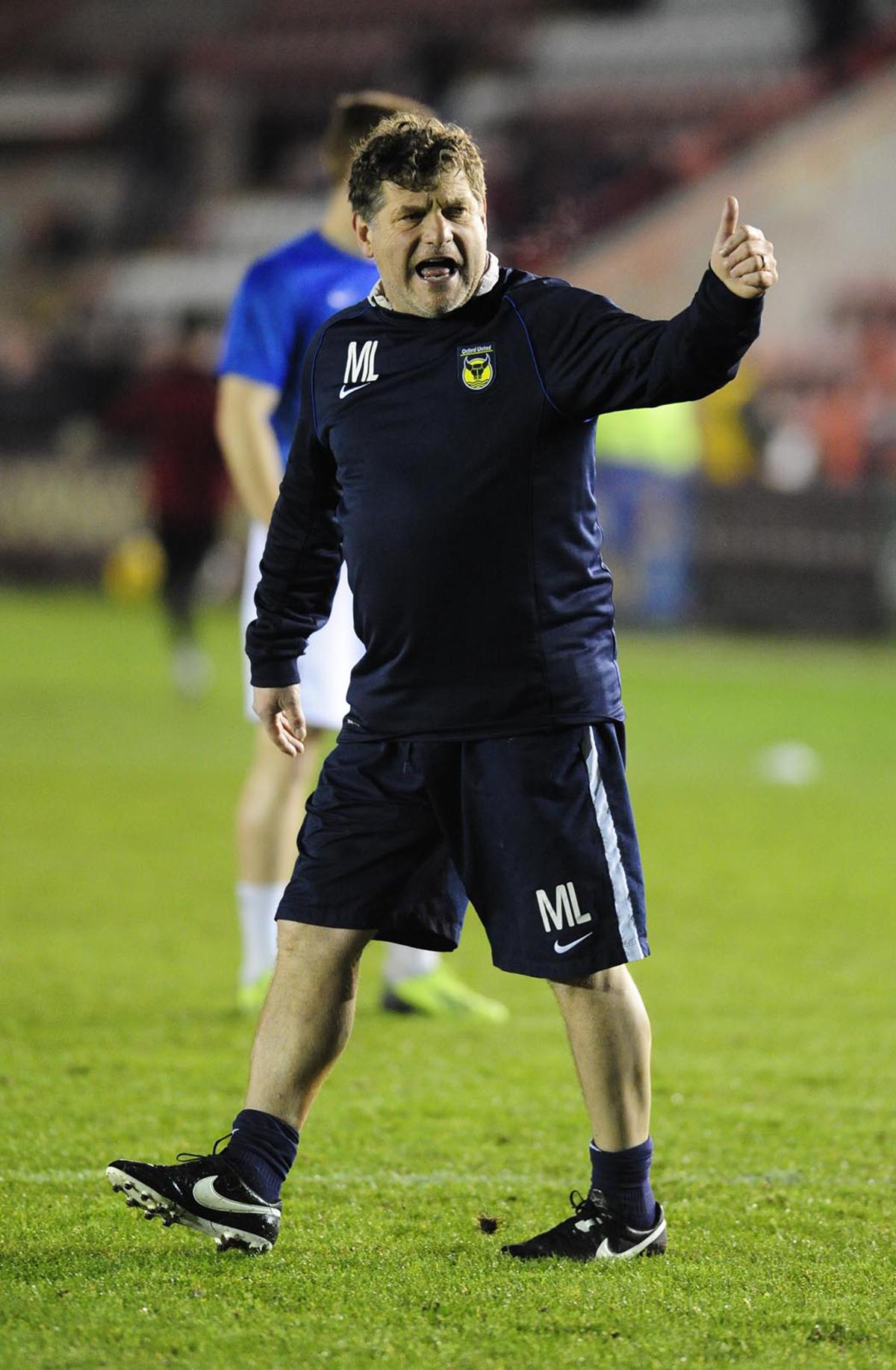 Pictures from Mickey Lewis' first game in charge as manager, a 0-0 away game at Exeter.