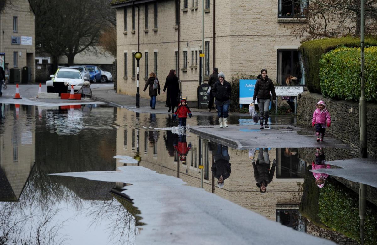 Flooding in Cirencester 