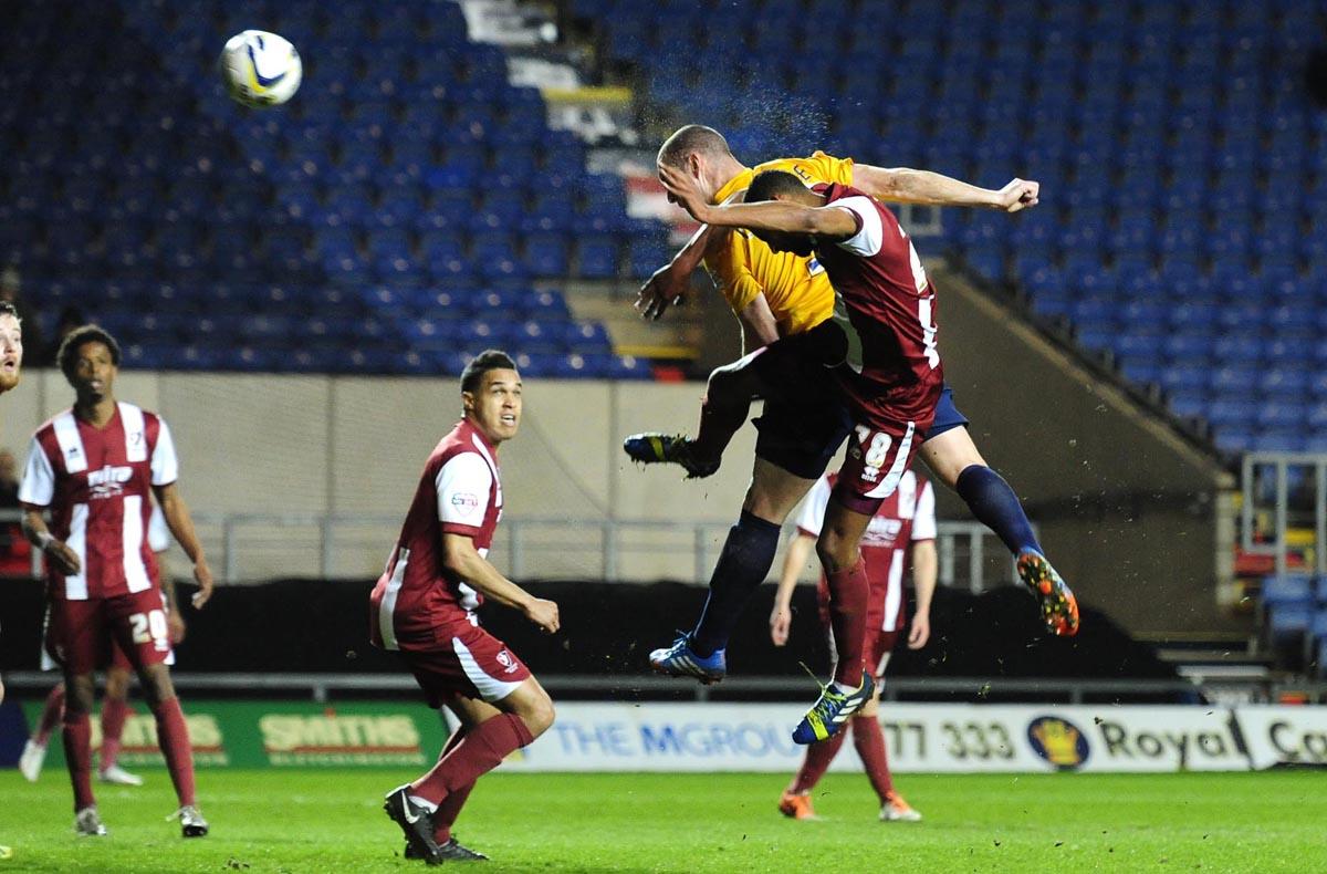 Pictures from Oxford United's 1-1 draw againt Cheltenham Totown at the Kassam Stadium on Tuesday night.