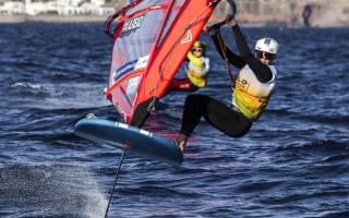 Read recently competed at the windsurfing World Championships in Lanzarote