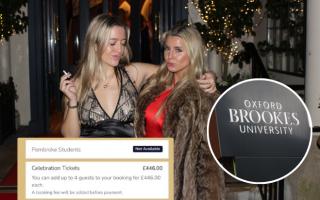 Oxford Brookes students have hit out at the cost of Uni of Oxford event tickets.