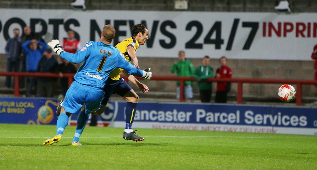 Pictures from the U's 1-0 defeat away to Morecambe Town
