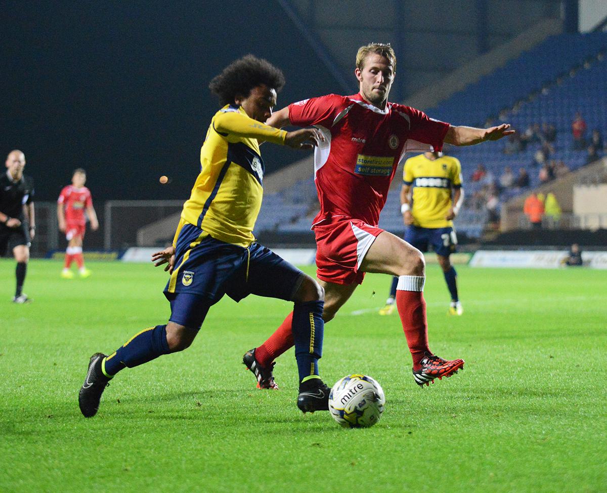 Pictures from Oxford United's 3-1 home win against Accrington.