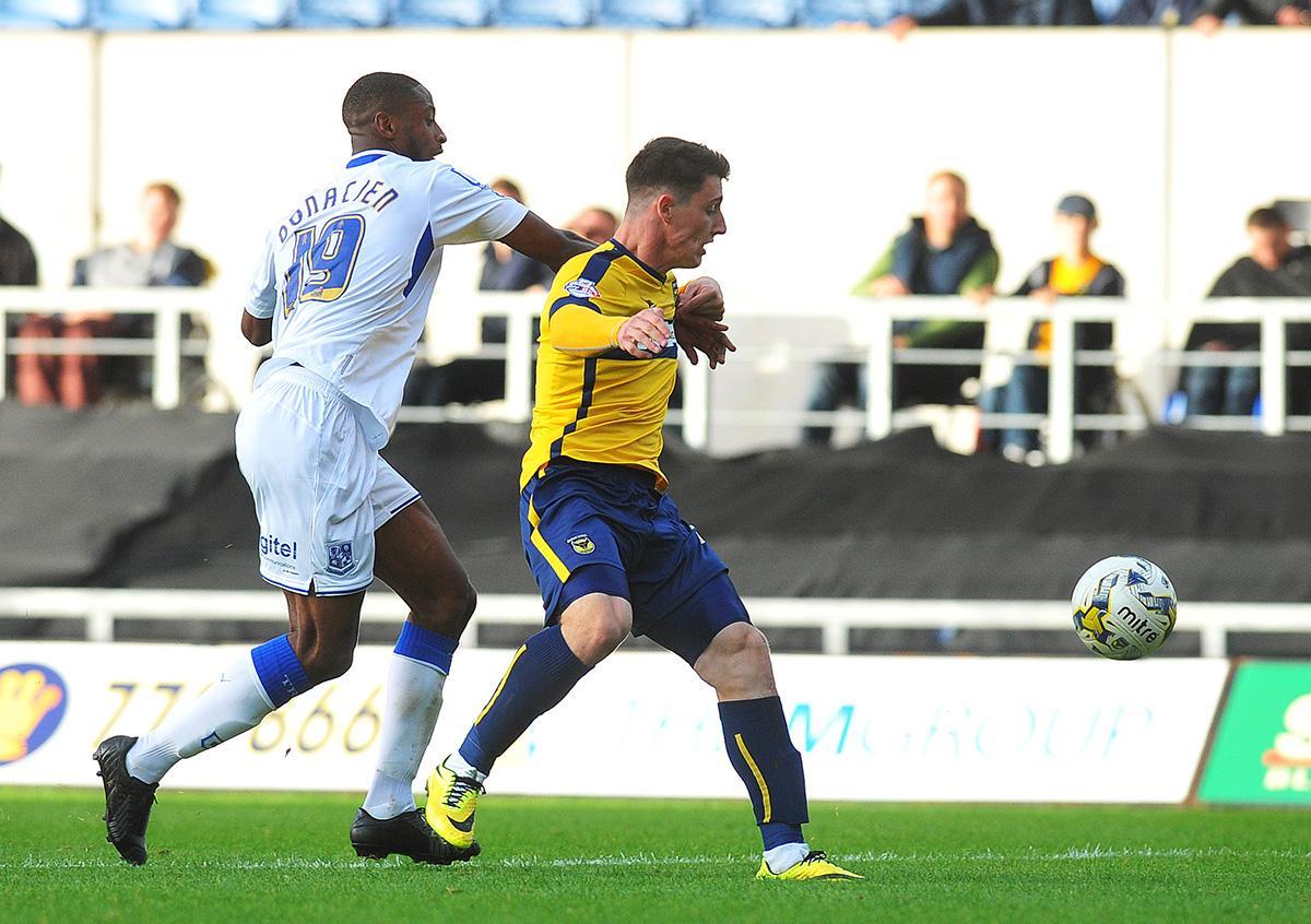 Action from Oxford Utd v Tranmere Rovers
